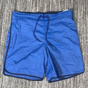 Dry Vent Mens Size XL‎ Lined Swim Water Shorts Blue Elastic Waist Drawstring